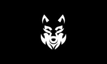Wolf Face Logo Vector Design