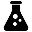      Trendy vector design of chemical flask