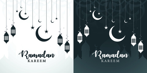 Wall Mural - Ramadan Kareem Vector