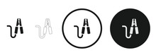 Jumper Cable Icon . Web Icon Set .vector Illustration	