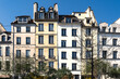 Paris, luxury parisian facade 