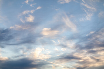 Poster - background photo of a colored sky