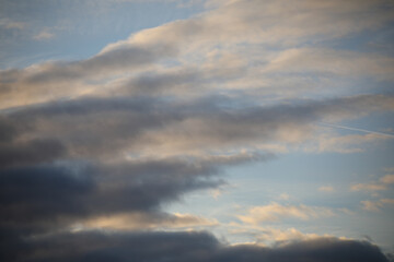 Poster - background photo of a colored sky