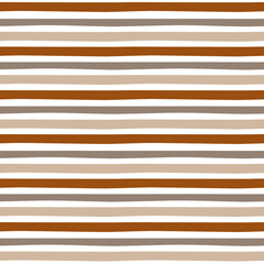 Wall Mural - Boho stripe seamless pattern. Vector background