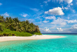 Fototapeta Sypialnia - Tropical beach in the Maldives