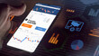 © maurice norbert - investir em blue chips americanos etf gafam, dados do mercado de ações no telefono. Investimento em uma tendência lucrativa. Invista no ETF GAFAM. investir na bolsa no mercado americano