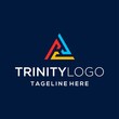 © fajar - Trinity icon vector logo template illustration design