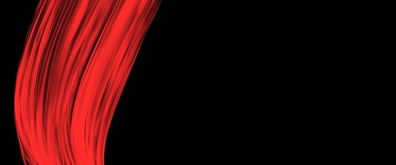 Wall Mural - red curtain background