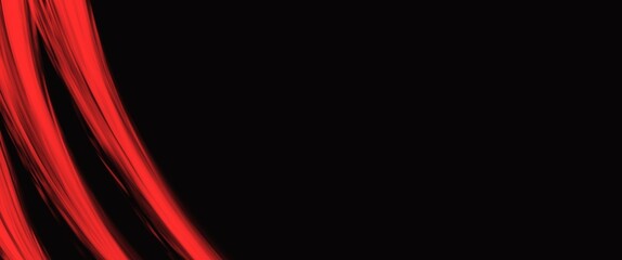 Wall Mural - red and black lines