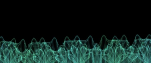 Wall Mural - blue wave