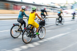 Fototapeta Uliczki - Commuters bicycles
