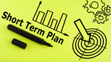 Short Term Plan Is Shown Using A Text