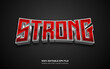 © Fauzan - Strong 3D text style effect