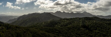 High Peaks Of Pinnacles Cloudy Day Pano