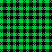Gingham Pattern. Seamless Green Black Classic Checkered Pattern. Good For Belts, Bags, Scarves, Ties, Shawls And Other Accessories.