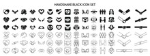 Handshake And Business Related Icon Set