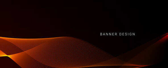 Wall Mural - Abstract stylish smooth dynamic wave background