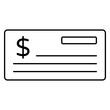 © Vectorslab - Modern design icon of checkbook