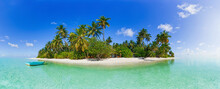  Beautiful Maldives Tropical Island - Panorama