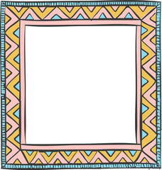 Doodle square frame