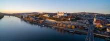 Blick Vom Ufo In Bratislava