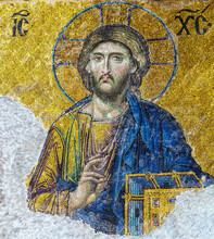 Jesus Christ Icon Christian Mosaic
