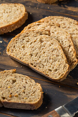 Canvas Print - Homemade Fresh Wheat Bread Loaf