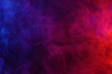 Wall Mural - Colorful smoke clouds and shiny glitter abstract background