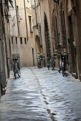  morning in the Tuscan town