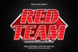 © rizqikreatif88 - Editable Text Effect Red Team