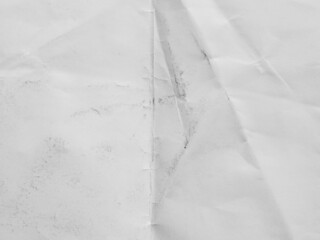 Wall Mural - dirty white fold paper sheet texture