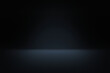 © Lemonsoup14 - Empty gradient black backdrop wallpaper studio floor template of abstract light dark background space or blank illustration room and spotlight product display stage on presentation ground platform.