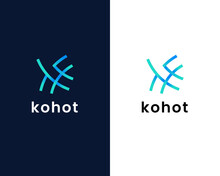 Letter H And K Logo Design Template