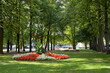 Park in der Kur Stadt Bad Pyrmont, Niedersachsen