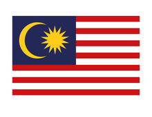 Malaysia Flag Emblem
