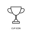 Outline icon with cup drawing.