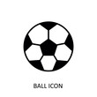 Outline icon with soccer ball drawing.
