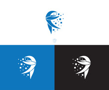 Unique Digital F Logo Design