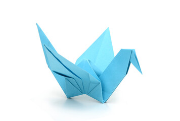 Wall Mural - paper origami bird
