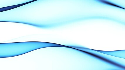 Wall Mural - abstract colorful wavy background in bright blue color on white backdrop. modern colorful wallpaper.