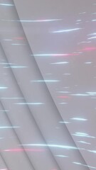 Wall Mural - animation of light trails over white circles