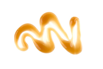 Wall Mural - caramel isolated on white background