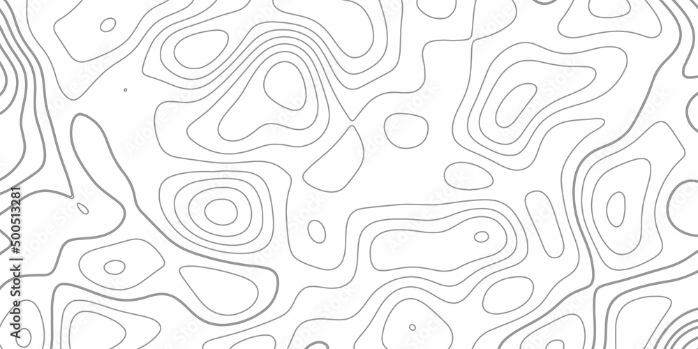 Seamless loop fractal lines background. Topographic map like abstract ...