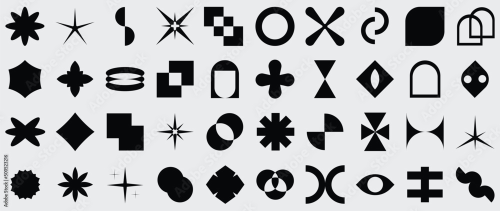 Black And White Shapes