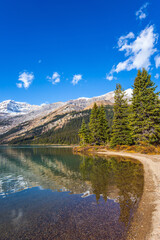 Canvas Print - Glacial lake Bow