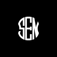 SEN Letter Logo Abstract Creative Design. SEN Unique Design	
