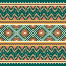 Geometric Ethnic Retro Oriental Indian Pattern Traditional Design For Decoration Background, Carpet, Wallpaper, Clothing, Wrapping, Fabric, Card, Texture 