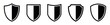 Shield icons set. Protect shield Icon, vector illustration
