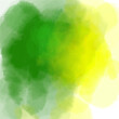 © Tatyana Kosinskaya - bright yellow-green watercolor background. The basis for creating a design.