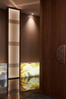 © lichaoshu - Modern Chinese style office，Close up the doors and aisles of Chinese elements
